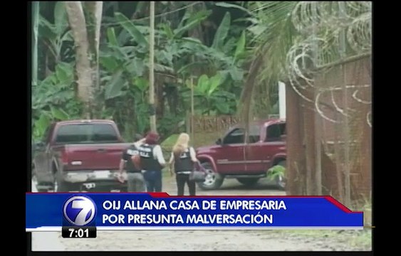 Policía judicial realizó allanamientos presunta malversación de fondos en Municipalidad de Limón