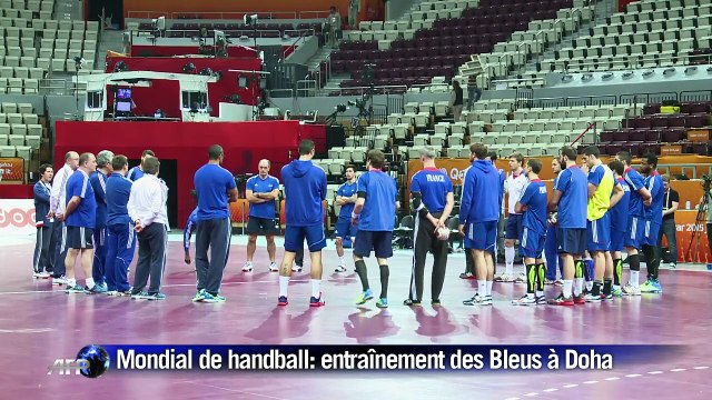 Mondial de handball: la France se prépare à affronter l'Espagne