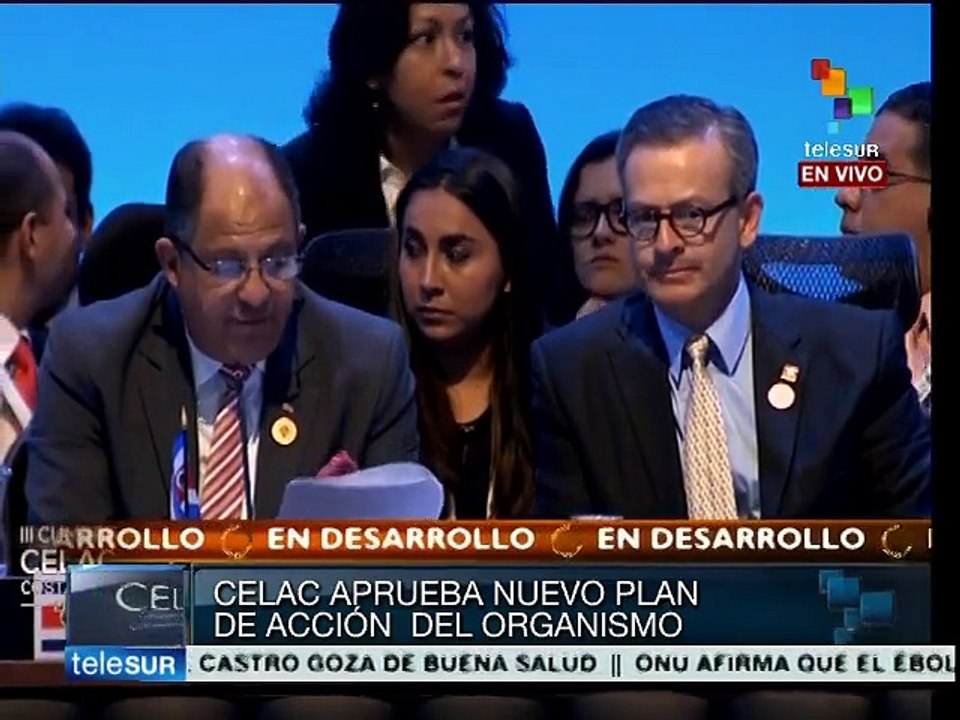 Aprueba Celac Declaración de Costa Rica 2015