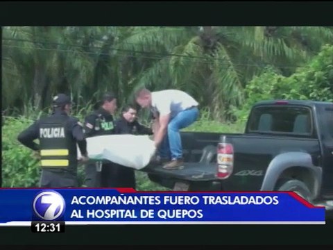 Una persona muere y dos resultan heridas tras vuelco en Parrita
