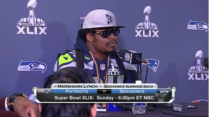 Marshawn Lynch press conference highlights