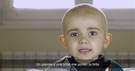 Un niño explica por qué donar médula no es peligroso