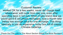 ALLPOWERS™ Solar Panel Charger 10000mAh 3.5A Dual-Port Portable Charger Backup External Battery Power Bank Pack with PowerIQ™ and Fast Charging Technology for iPhone 6 plus 5S 5C 5 4S 4, iPad Air, Other iPads, iPods, Samsung Galaxy S4, S3, S2, Note 3, Not