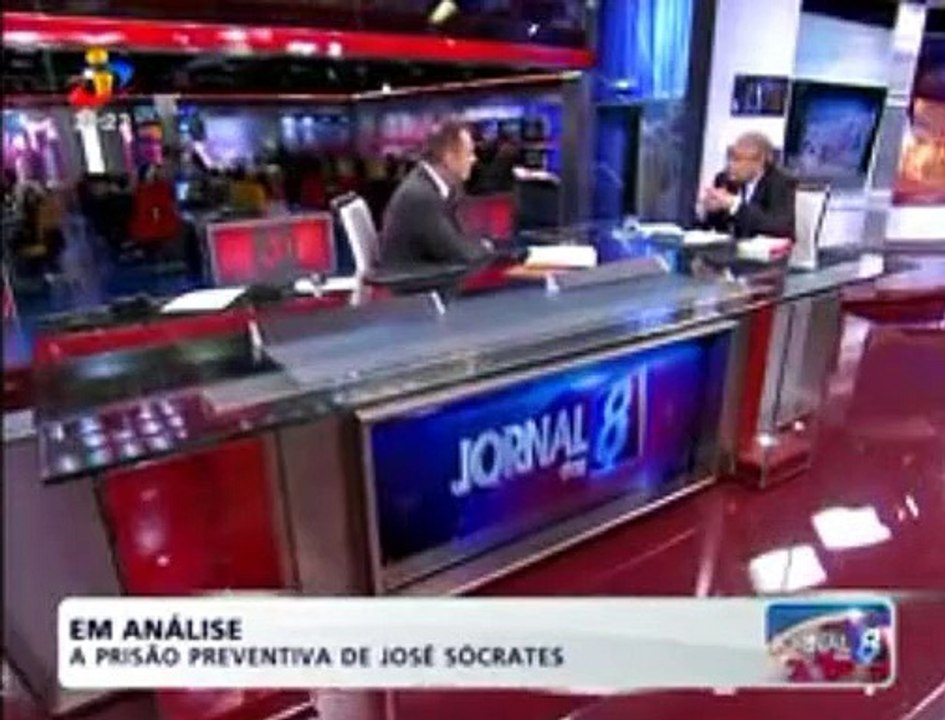 TVI - Noticia e entrevista "Violação do Segredo de Justiça",com o Advogado de José Sócrates Dr. João Araújo