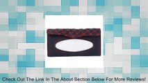 Car Sun Visor Tissue box Auto Accessories Holder Paper Napkin Clip PU Black Review