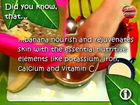 Anti AGING skin care - Banana masks recipes - Natural homemade cosmetics