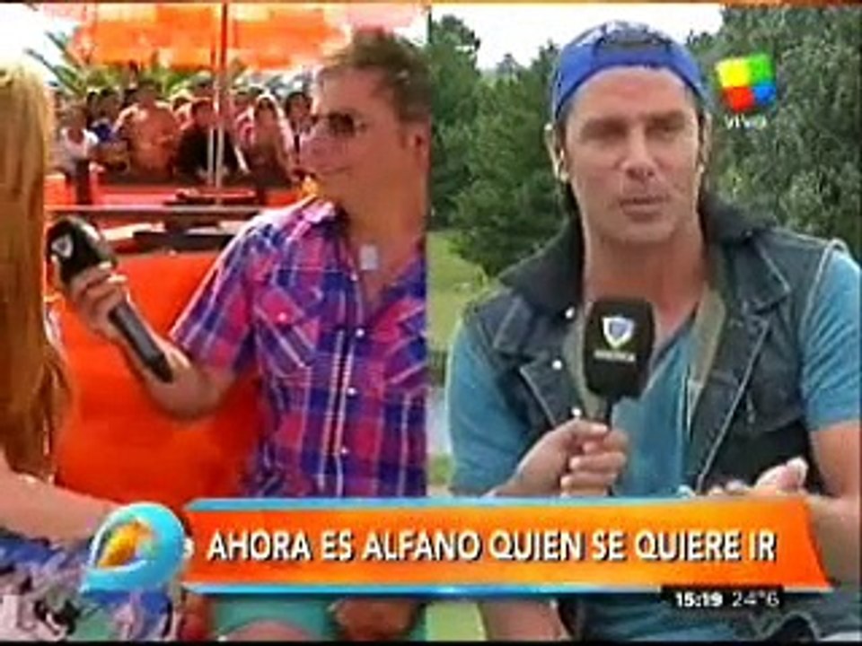 Escandaloso cruce entre Graciela Alfano y Matías Alé