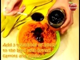 Carrot Mask Recipe For Hands and Nails - Homemade Natural Cosmetics for Skin Care
