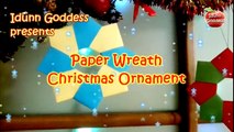 Christmas Ornament - Paper Wreath (8-unit modular origami)