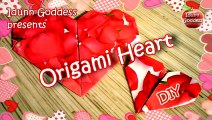 DIY Origami Heart - Paper Heart With Pocket For Present