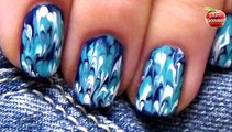 Jeans Nail Art - Easy Tutorial of Denim Nails Art Manicure