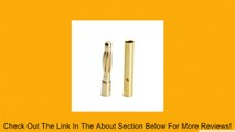 SODIAL(R) 10 Pairs 2.0mm Copper Bullet Banana Plug Connector Male Female Golden Review