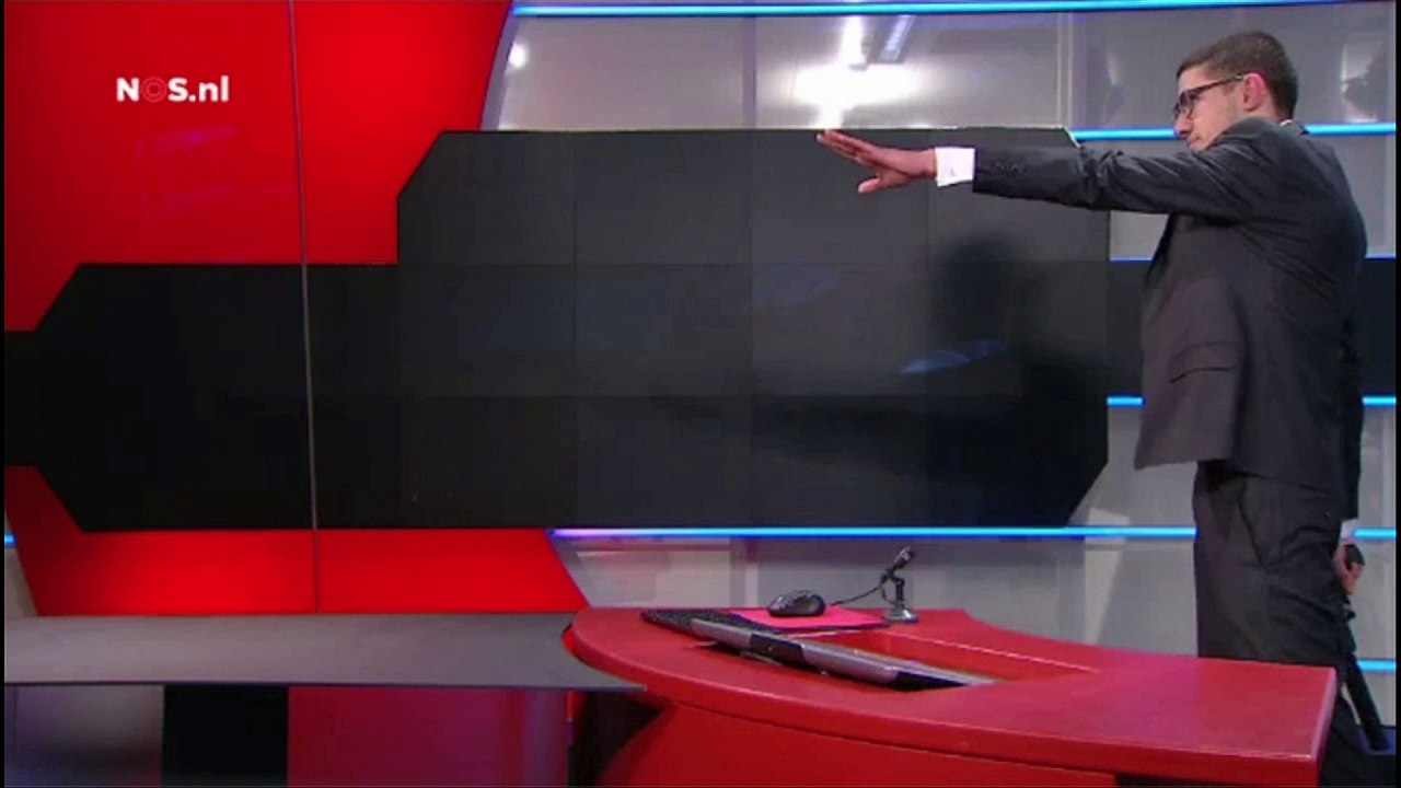 Homem invade TV na Holanda