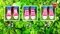 TOP 3 Ways To Lace Shoes