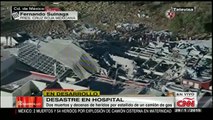 Así quedó el hospital que sufrió una explosión de gas en México
