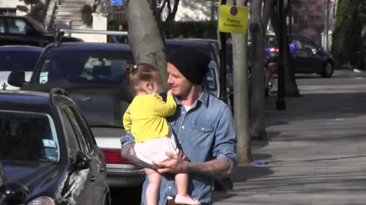 David Beckham's Daughter Thinks He's Chubby Now