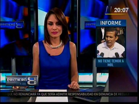 Ollanta Humala: Mi Gobierno no teme regreso de Belaunde Lossio