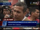 Ollanta Humala: “Hay gente interesada en dividir al equipo de Gobierno”