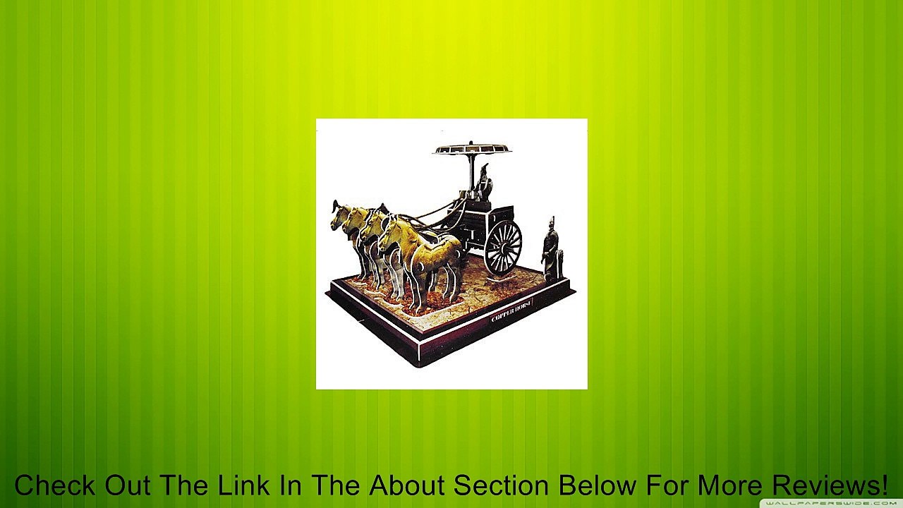 DIY 3D Puzzle China Bronze Chariots Horses (64pcs, difficulty 4 of 5) Review