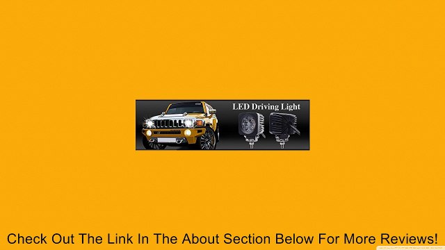 XCSOURCE 12W 9-30V 30 Degree 1800 Lumen LED Spotlight Lamp Work Light for Working / Driving / Fog, Off Road Spotlight-Jeep Cabin, Boat, SUV, Truck, Car, ATVs Fishing Driving Light Waterproof Round Car Lamp IP67 LD327A Review