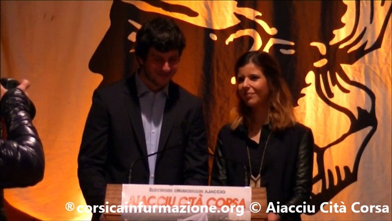 #Corse Intervention de FRANCESCU SANTONI et LAURA MARIA POLI MEETING aiacciu cità corsa 210115