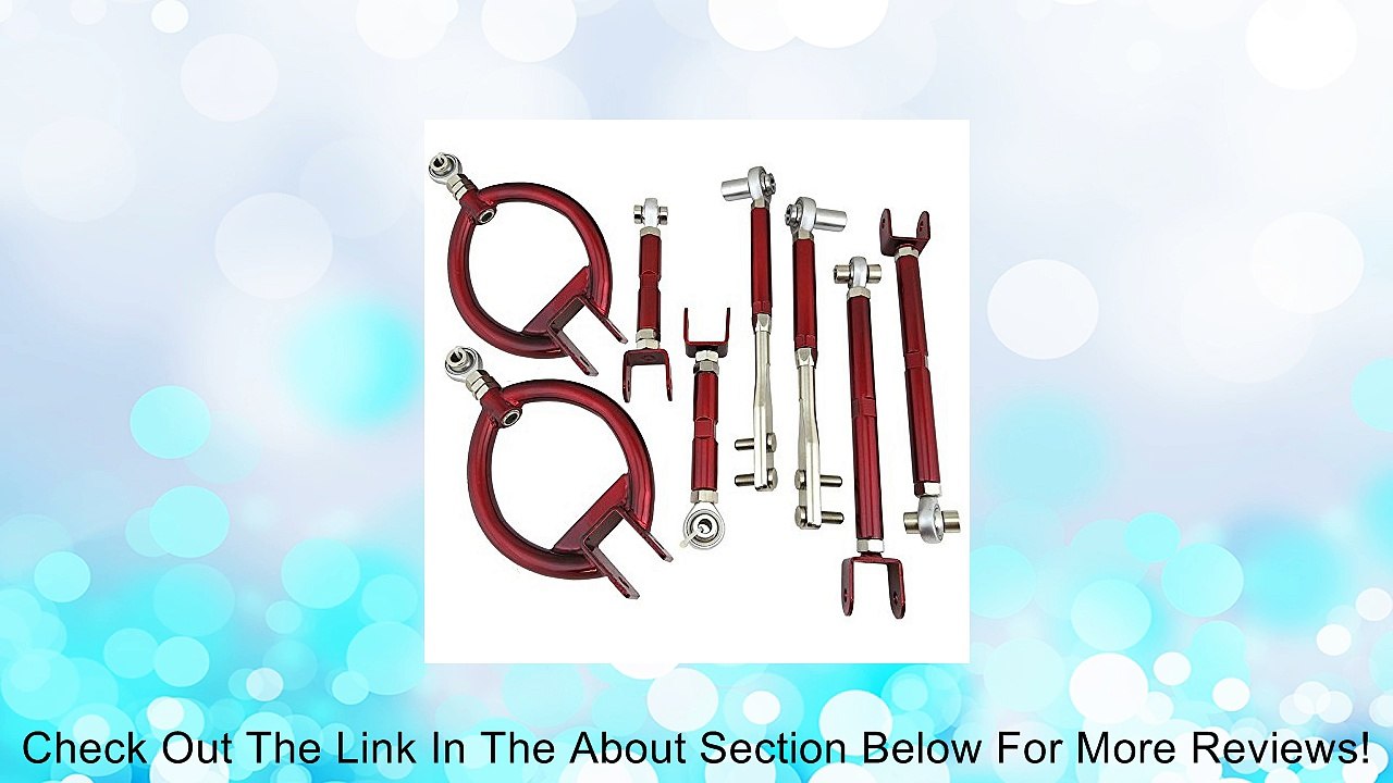 89-94 240SX 180SX S13 300ZX Z32 REAR CAMBER RUCA + HA HIGH ANGLE TENSION + TRACTION + TOE SET Review