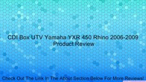 CDI Box UTV Yamaha YXR 450 Rhino 2006-2009 Review