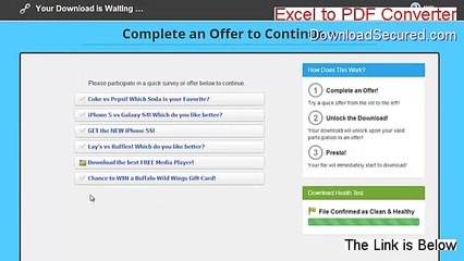 Excel to PDF Converter Full [Risk Free Download]
