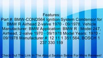 EnDuraLast BMW-COND564 Condensor, Ignition- BMW R Airhead with Bosch Ignition 12 11 1 351 564/ EnDuraLast Review