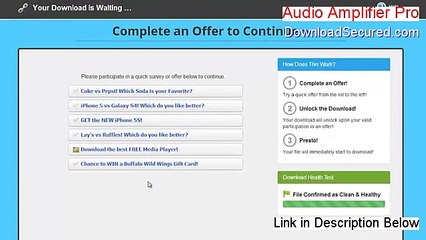 Audio Amplifier Pro Full Download - Download Now [2015]