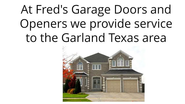Garland Texas Overhead Door Repair 972-525-0150