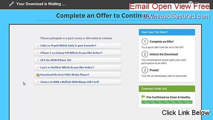 Email Open View Free Serial - Risk Free Download [2015]