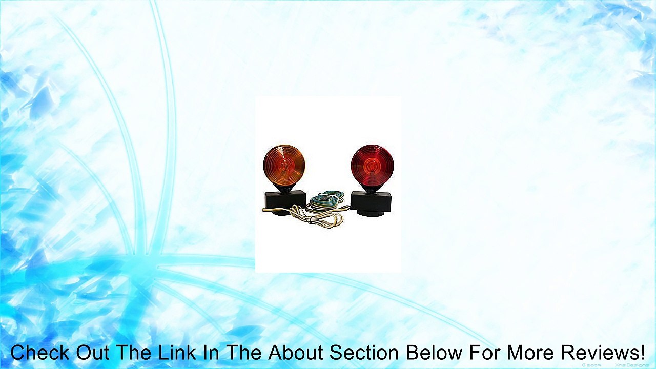 12v Volt Magnetic Towing Trailer Light Tail Light Haul Kit Complete Set Auto, Boat, RV, Trailer, etc. Review