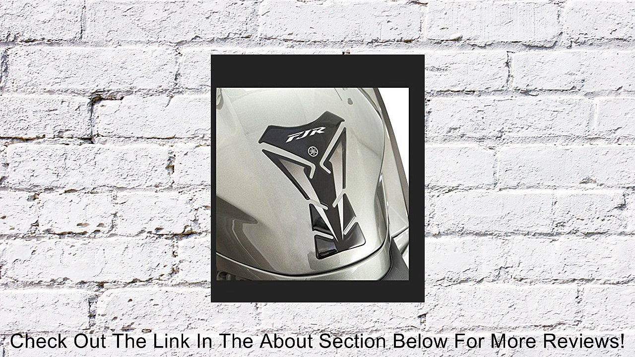 YAMAHA FJR1300A CARBON FIBER TANK PROTECTOR PAD FJR LOGO 09 10 11 12 13 14 Review