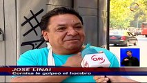 Así quedó hombre que sufrió fuerte golpe por caída de cornisa en Santiago Centro - CHV Noticias