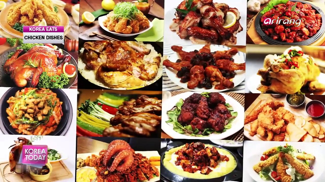 Chicken dishes with a Korean twist 한국의 맛을 살린 이색 치킨