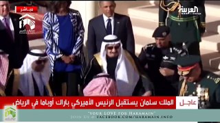Saudi King Salman left Obama on Red Carpet!!  [For Evening Prayers]