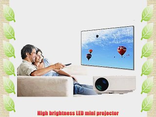 Aketek? Mini Led Projector HDMI Home Theater LED Projector Support HDMI VGA AV USB HDMI Portable