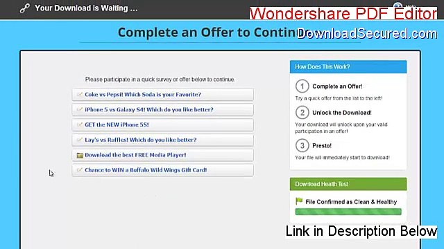 Wondershare PDF Editor Download [Download Here 2015]
