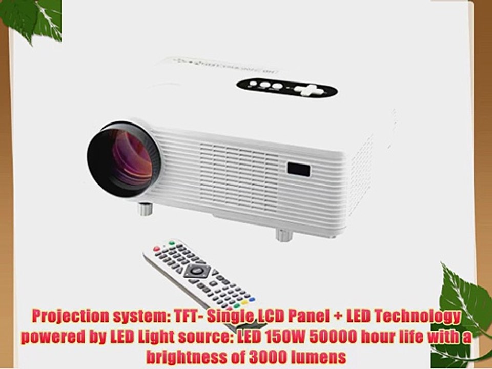 Beyondtek Multimedia Projector Home Theater Video Games Gaming Business Presentations