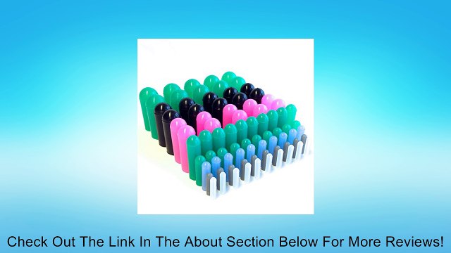80 Piece High Temp Silicone Rubber Protective End Cap Kit - 3/32 to 3/4 for Powder Coating Custom Painting Anodizing Review