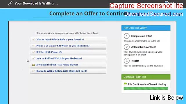 Capture Screenshot lite Key Gen (Legit Download)