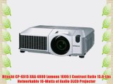 Hitachi CP-X615 XGA 4000 Lumens 1000:1 Contrast Ratio 15.6-Lbs Networkable 16-Watts of Audio