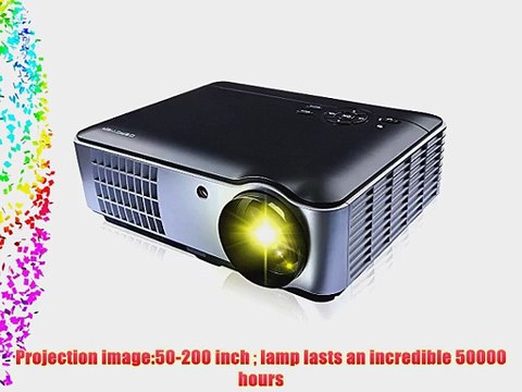 RD-806 New Multifunction Hd Home Theater Projector 1280*800 Native Resolution2800 lumens Support