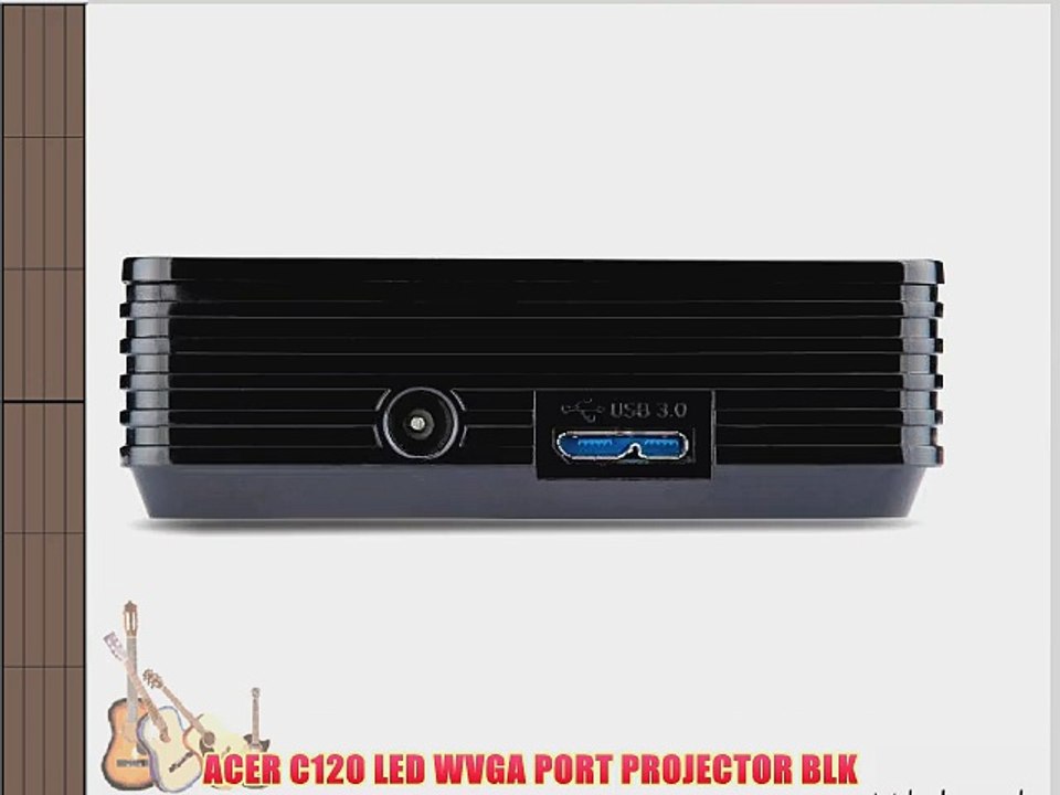 ACER C120 LED WVGA PORT PROJECTOR BLK