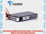 Coolux@ X3S-JY WIFI HDMI LED Pico Mini DLP 3D Projector Beamer Portable HD for Home Cinema