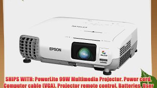 Epson PowerLite 99W WXGA LCD Projector