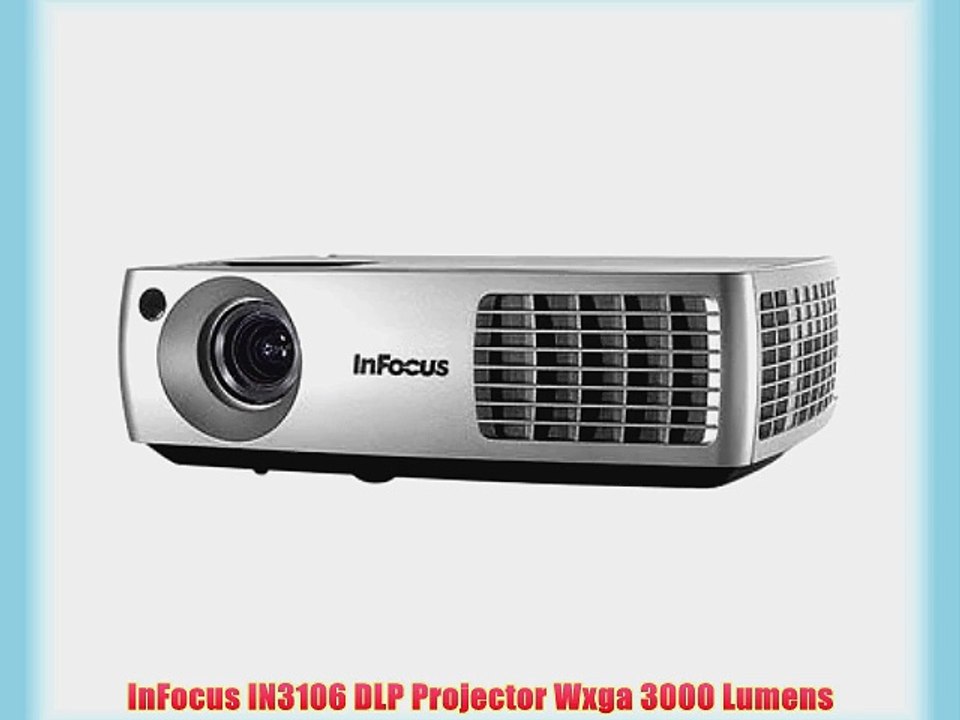 InFocus IN3106 DLP Projector Wxga 3000 Lumens