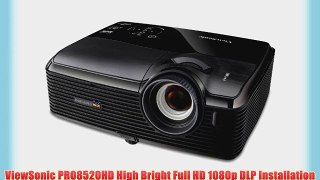 ViewSonic PRO8520HD High Bright Full HD 1080p DLP Installation Projector with 5000 ANSI Lumens