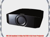 JVC 3D Enabled 3-Chip Full HD D-ILA Front Projector